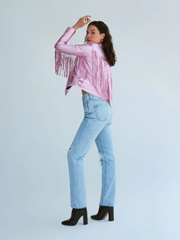 The Fringe Biker Crop