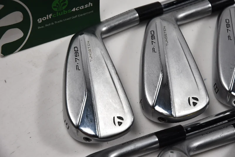 Taylormade P790 2021 Irons / 6-PW+AW / Regular Flex Steel Shafts / No Shaft Bands