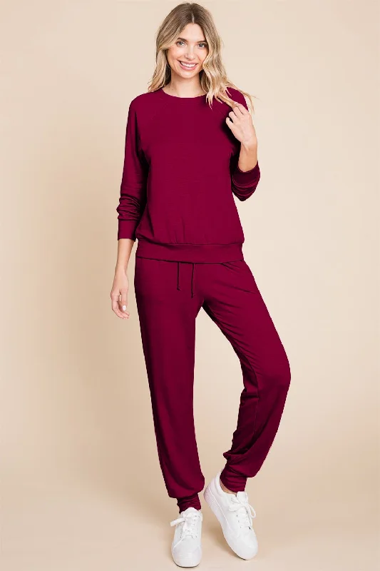 Raglan Top and Pants Lounge Set