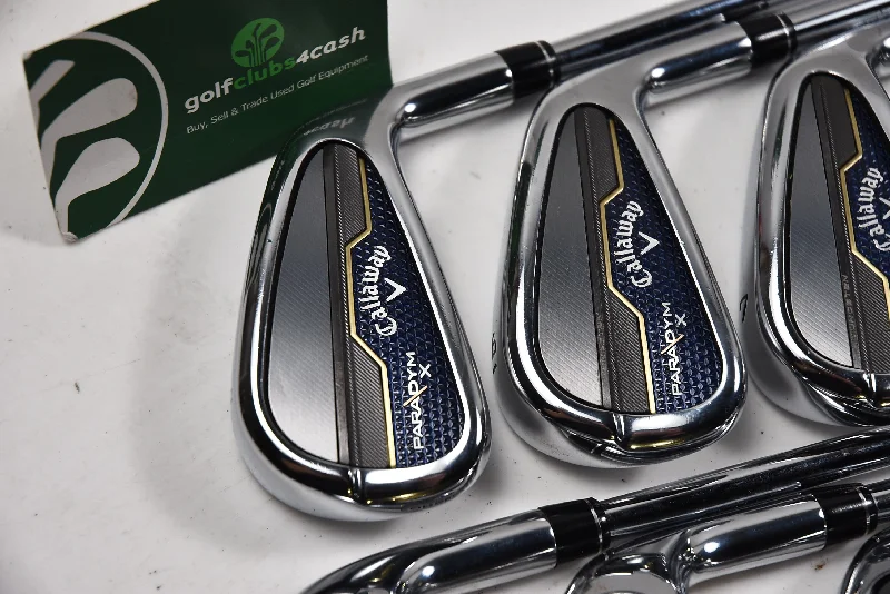 Callaway Paradym X Irons / 5-PW+51°+56° / Regular Flex Elevate MPH 85 Shafts