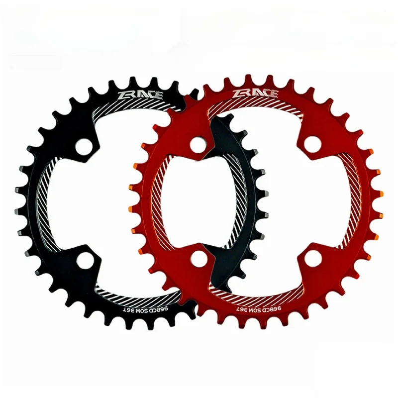 ZRACE Chainrings Chainwheels BCD96 Symmetrical Chainrings,32T 34T 36T 38T AL7075 CNC process, Vickers-hardness 15+ for MTB