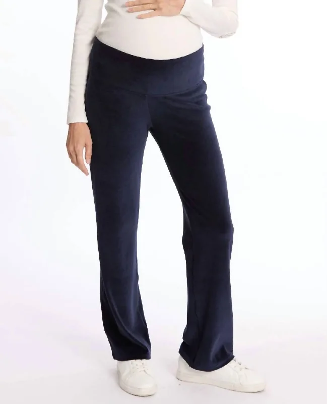 Enzo Maternity Pants In Marine