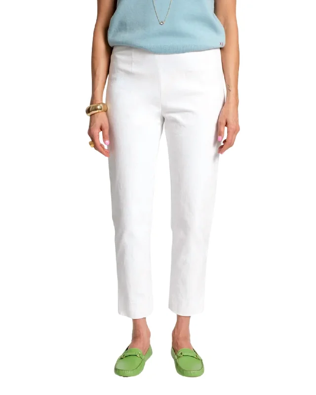 Women's Lucy High Rise Pant In White