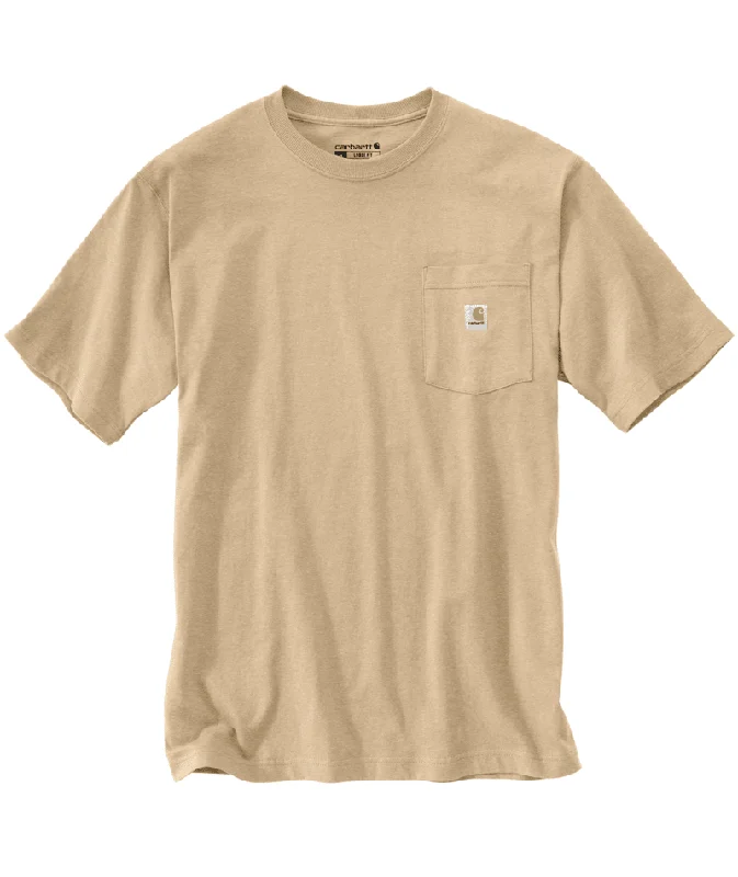 K87 - Loose Fit Heavyweight Pocket Tee - Beach Heather