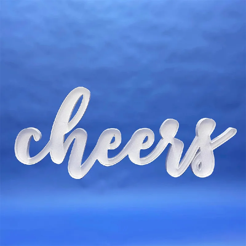 59 inch SCRIPT CHEERS MOSAIC FRAME