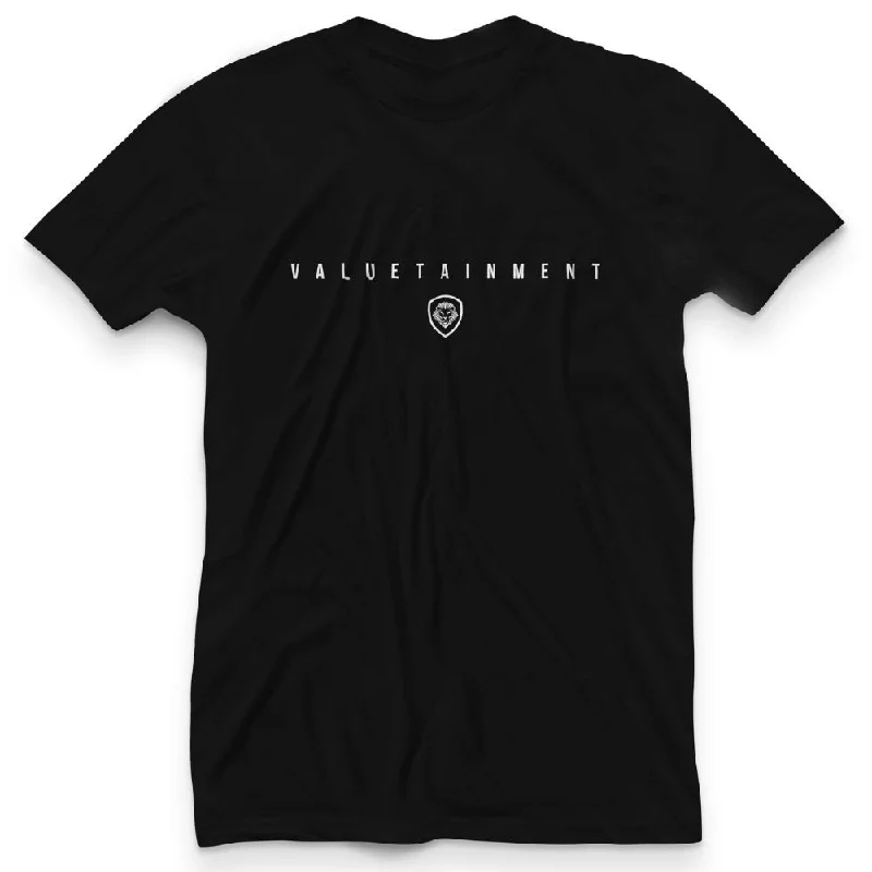 Women's Valuetainment Premium Black Short Sleeve T-Shirt