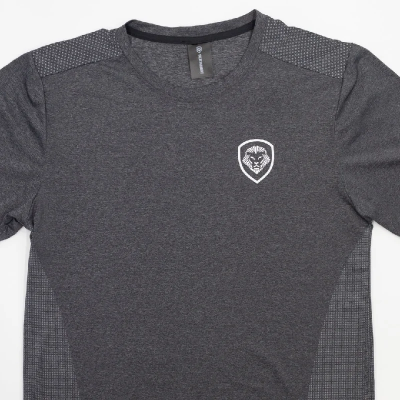 Valuetainment Grey Premium Performance Short Sleeve T-Shirt