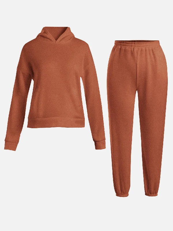 Cushy Brown Rust Sweatsuit