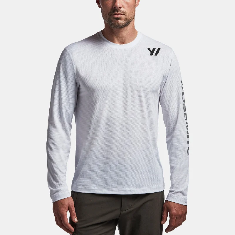 Y/OSEMITE Performance Ski Graphic Crew - White