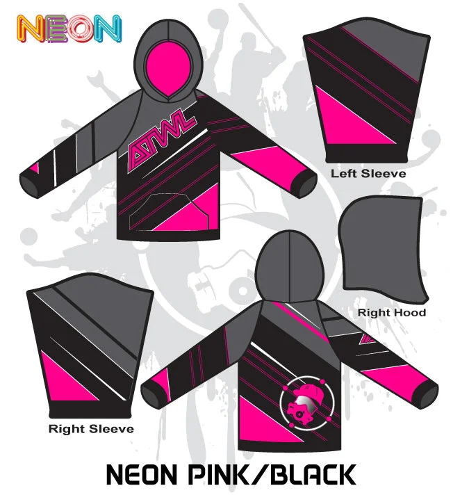 NEON PINK/BLACK