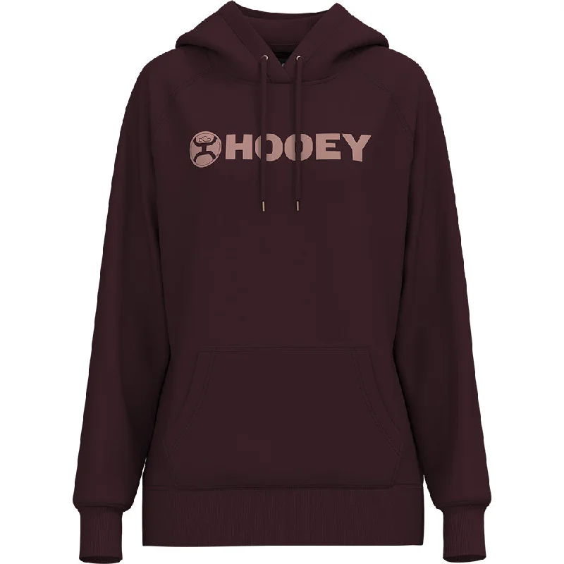 "Core Hoody" Maroon w/Pink Hooey Logo