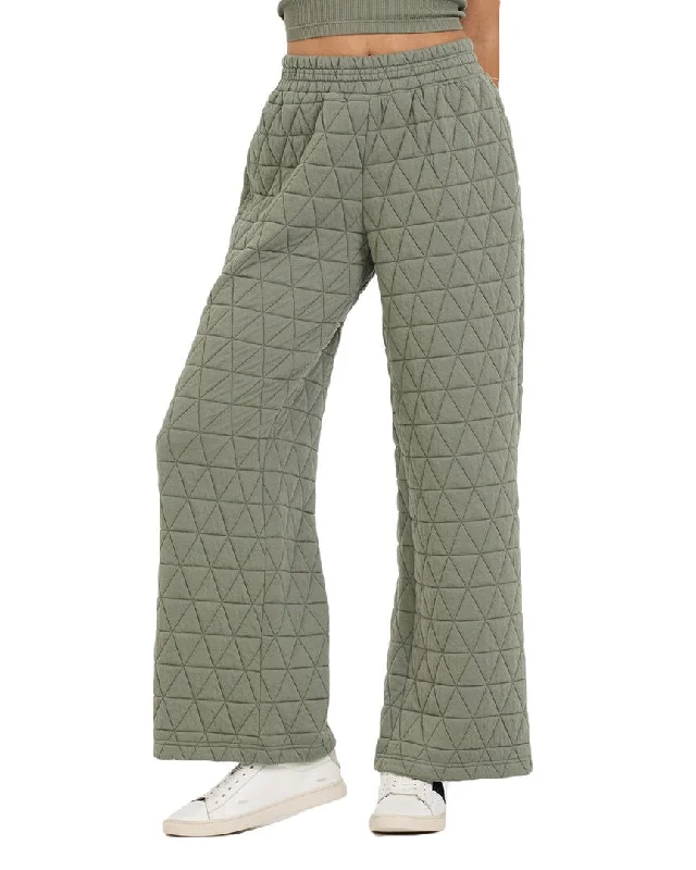 Vintage Havana Quilted Flare Pant