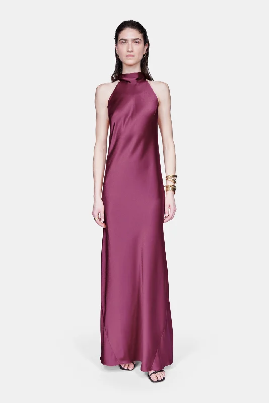 Sienna Dress - Burgundy