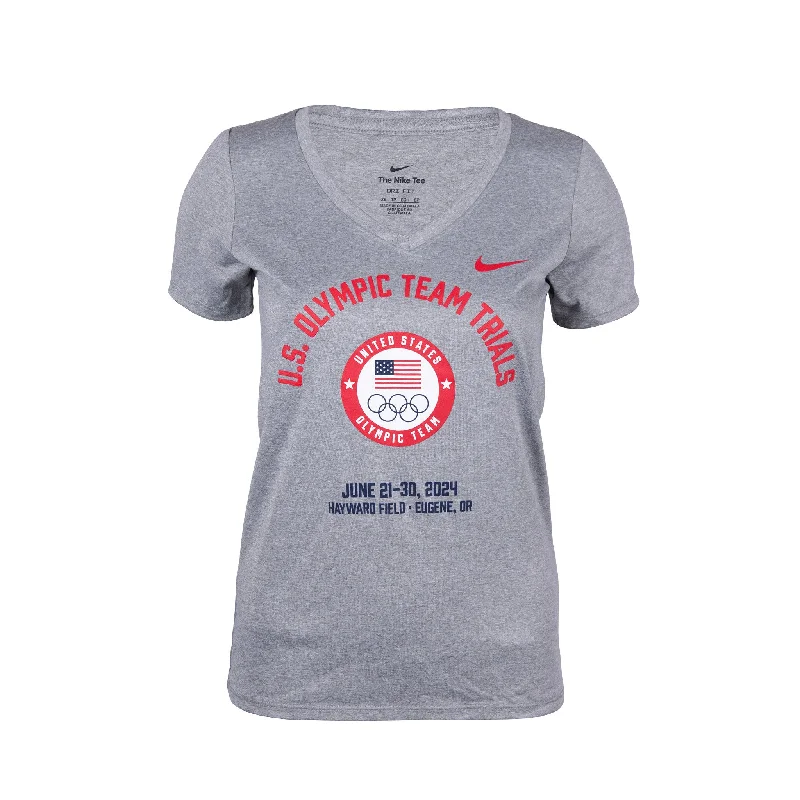 Nike USATF Women's 2024 U.S. Olympic Team Trials Legend V-Neck T-Shirt