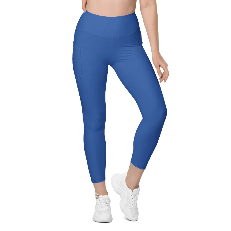 Royal Blue Leggings With Pockets