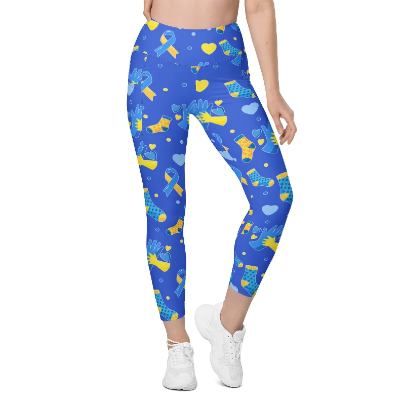 Down Syndrome Awareness Leggings With Pockets