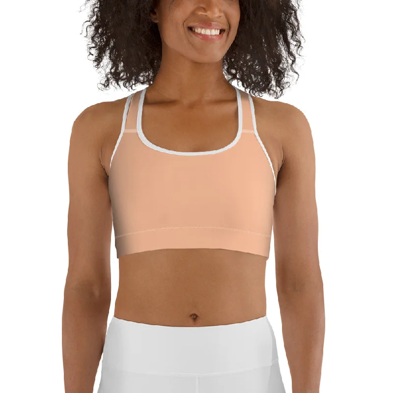 Peach Fuzz Sports Bra