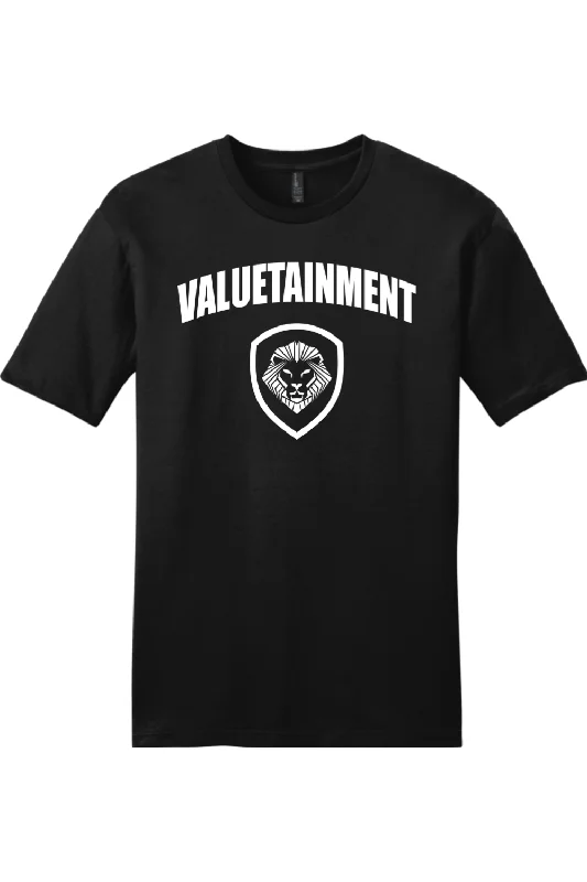 College Style Black/White Tee