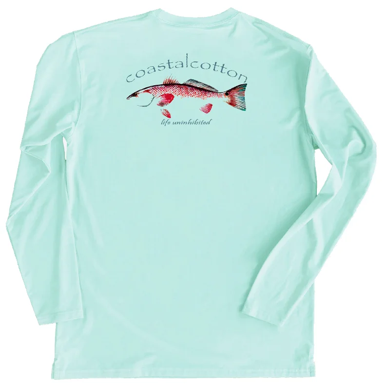 Bay Green Redfish Performance Tee