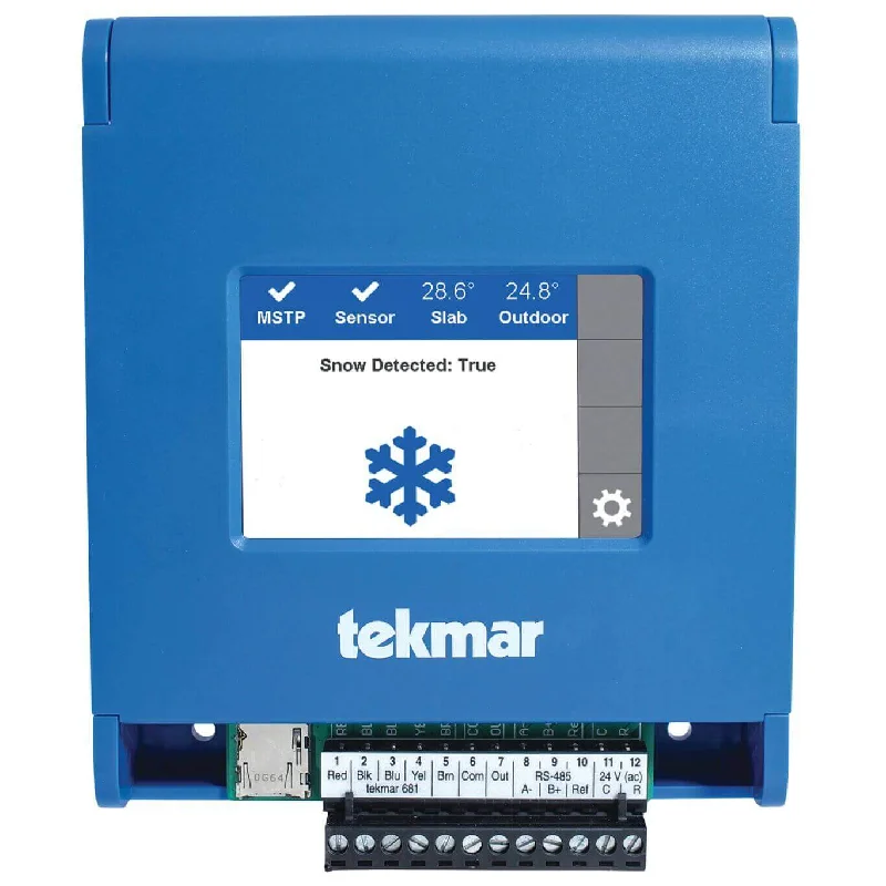 Tekmar BACnet Snow/Ice Sensor Interface 681 for snow melting system