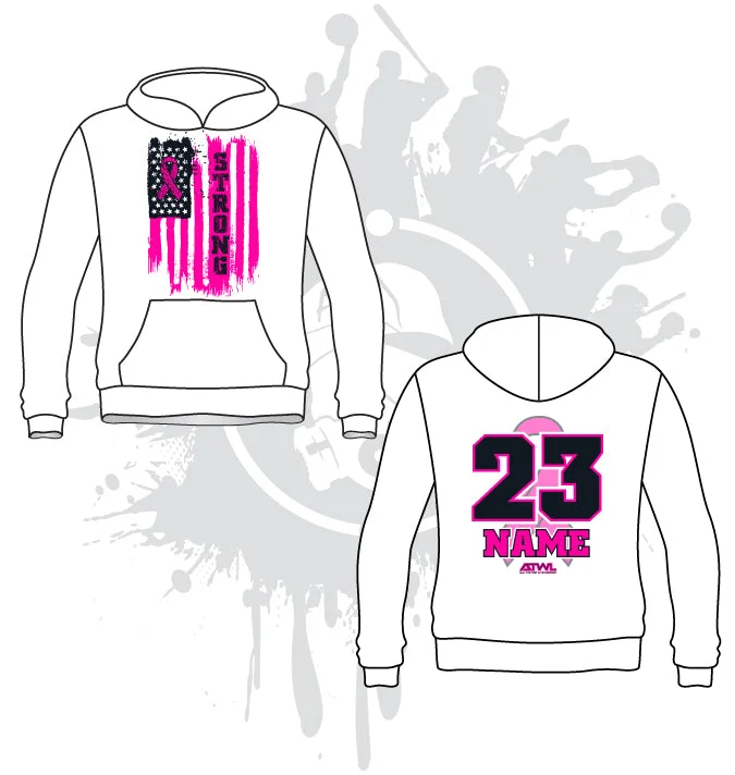 Pink Flag Sub Dye Hoodie