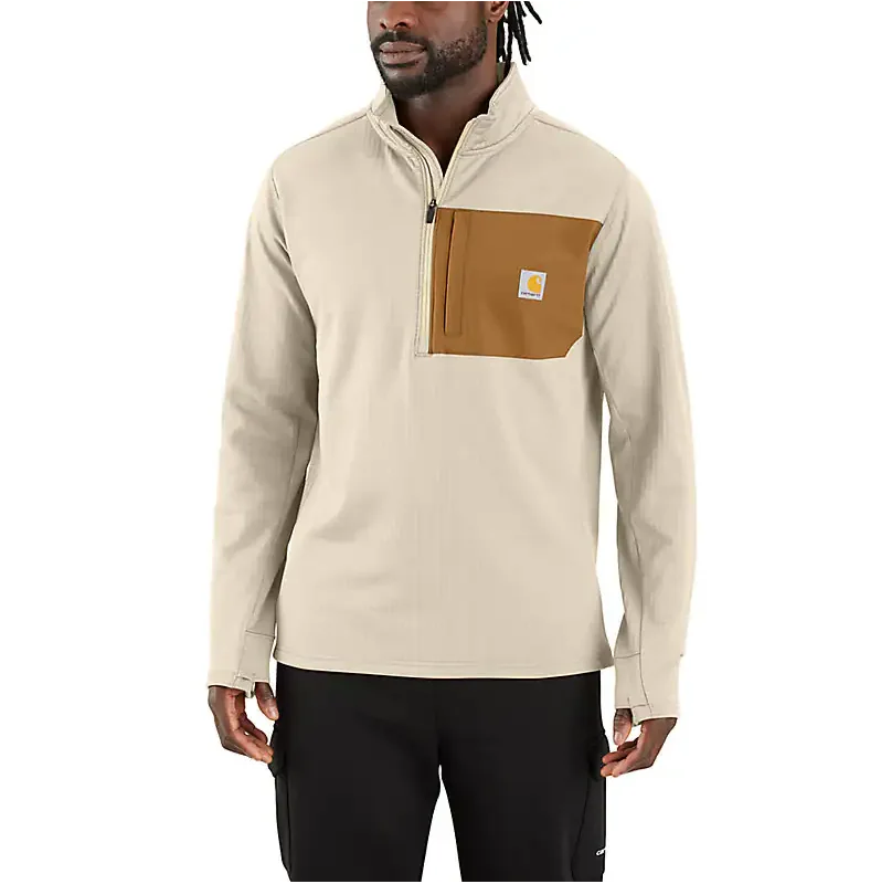 Carhartt Force® Relaxed Fit Mock Neck Half-Zip Shirt