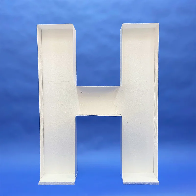 39 inch LETTER - H MOSAIC FRAME