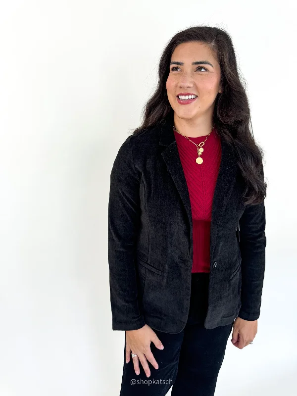 Date Night Velvet Blazer