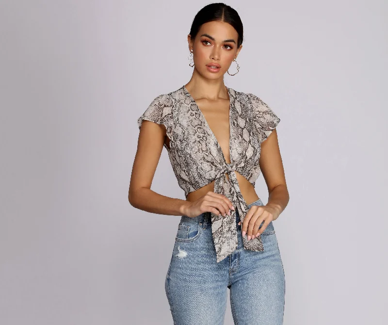 So Fly Flutter Sleeve Top