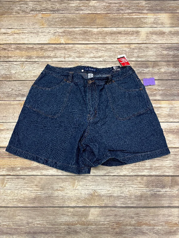 Blue Denim Shorts La Blues, Size 18